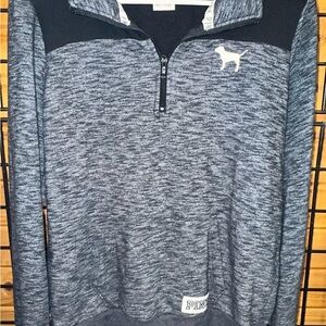 Victoria's Secret PINK Heathered Zip-Up Sweater